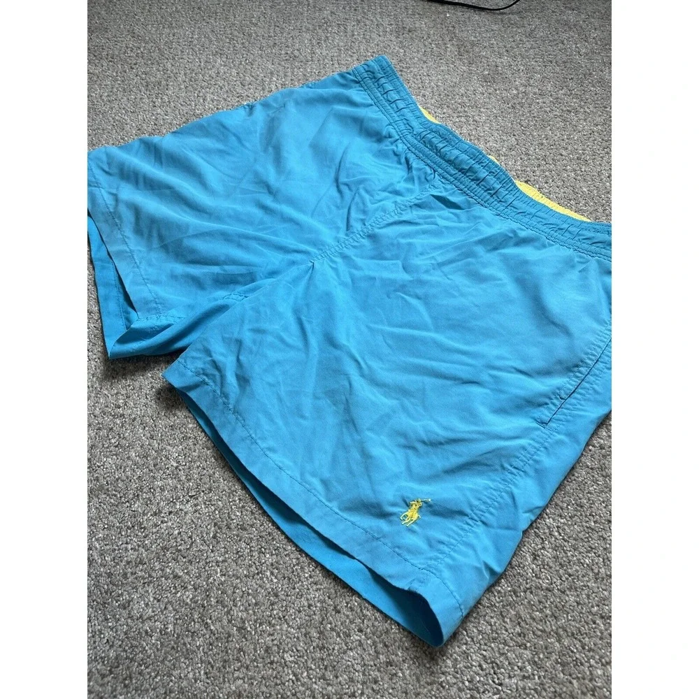 Polo Ralph‎ Lauren Men's Swim Trunks Shorts With Liner Size Medium/M Blue
